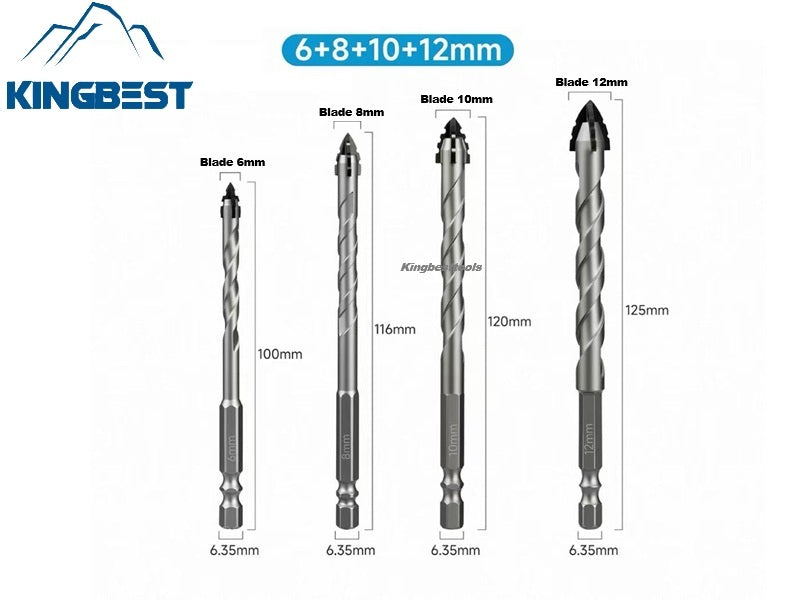 6-12mm diamond drill bit kit
