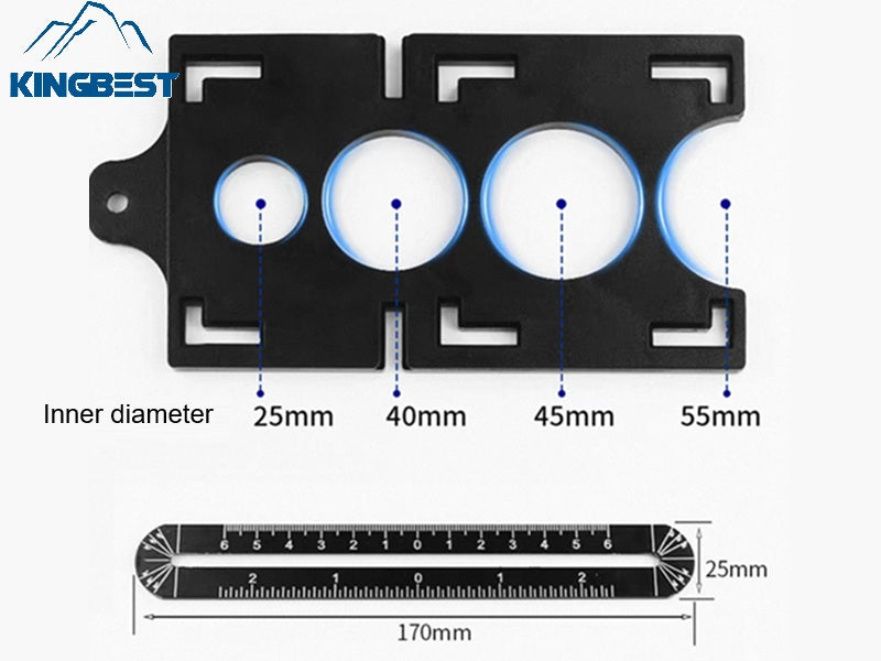 Universal hole locator (12-fold ruler) free shipping
