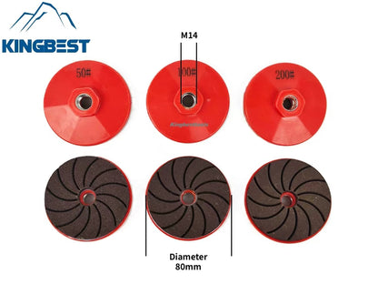 80mm 3 Inch Polishing Pad Resin Edge Grinding Wheel