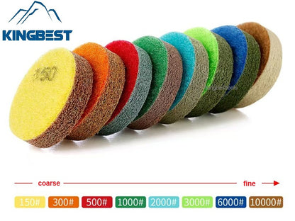 2-inch polishing pads are used for grinding and polishing marble, granite, artificial stone, and other stone materials.