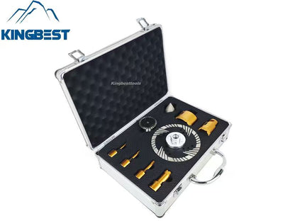 9 PCS Universal Diamond Bit Set Cutting Grinding and Drilling Kit with M14 Free Shipping