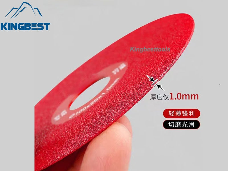 22.23mm Hole Red Disc For Porcelain 100mm (10pcs a pack) - Free Shipping