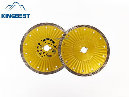 Diamond saw blades for cutting marble and brick