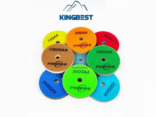 Sponge Fiber Wet Polishing Pads For 80mm/100mm/125mm/150mm/180mm/200mm