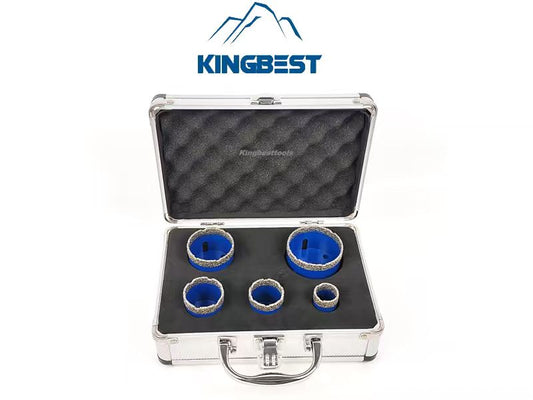 Diamond Core Drill Bit Set 5 pcs ~Free Shipping to US Mainland Only A01