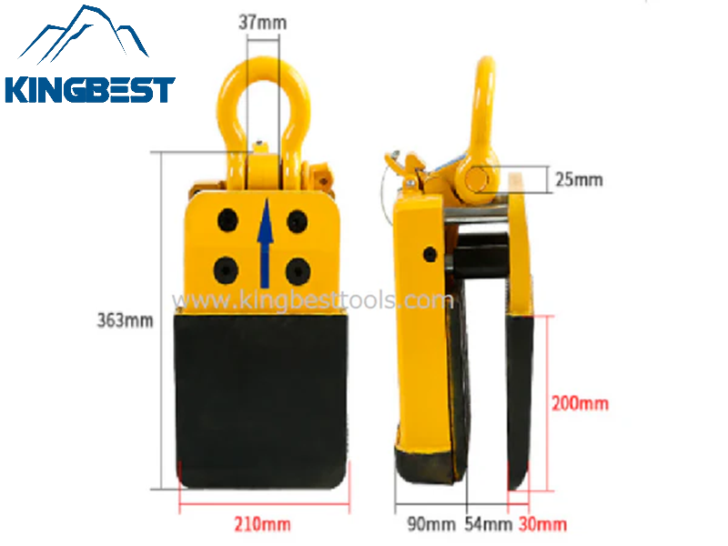 Heavy Hanging Clamp For Slabs/Slab Lifter Free Shipping