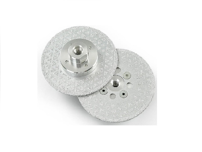 M10 Dual Sides Silver Star Brazed Saw Blade for Cutting and Grinding 100mm