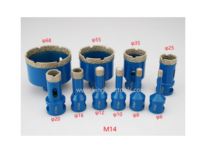 Diamond Core Drill Bit Set 10 pcs ~Free Shipping to US Mainland Only A01