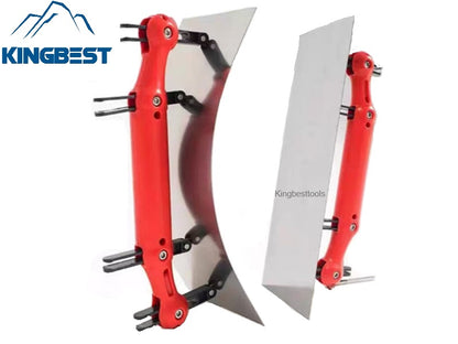 Stainless steel adjustable arc trowel and arc scraper-free shipping
