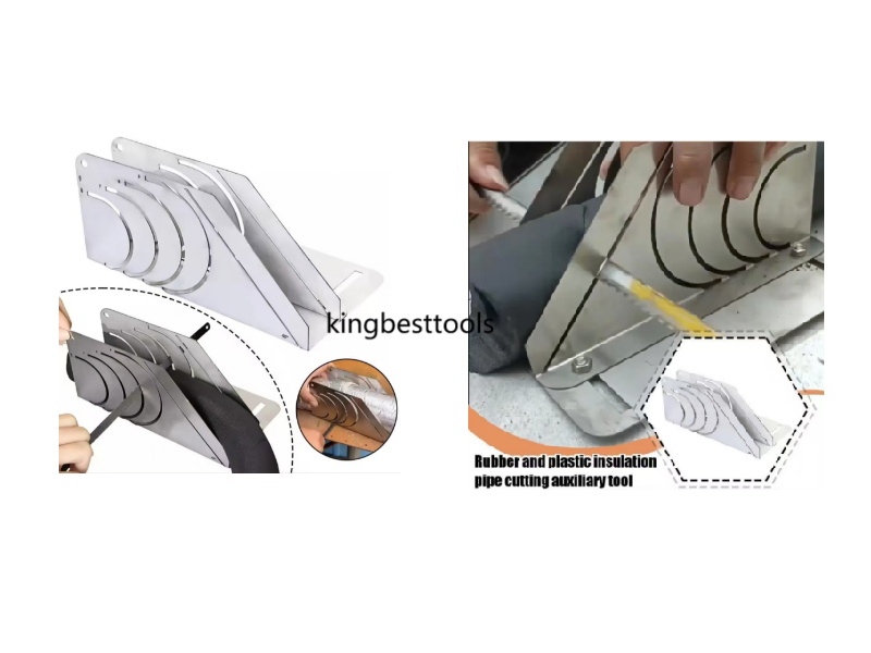Promotion!Pipe Rubber Foam Insulation Cutter Stainless Steel Auxiliary Tool-Free Shipping to US Mainland A01