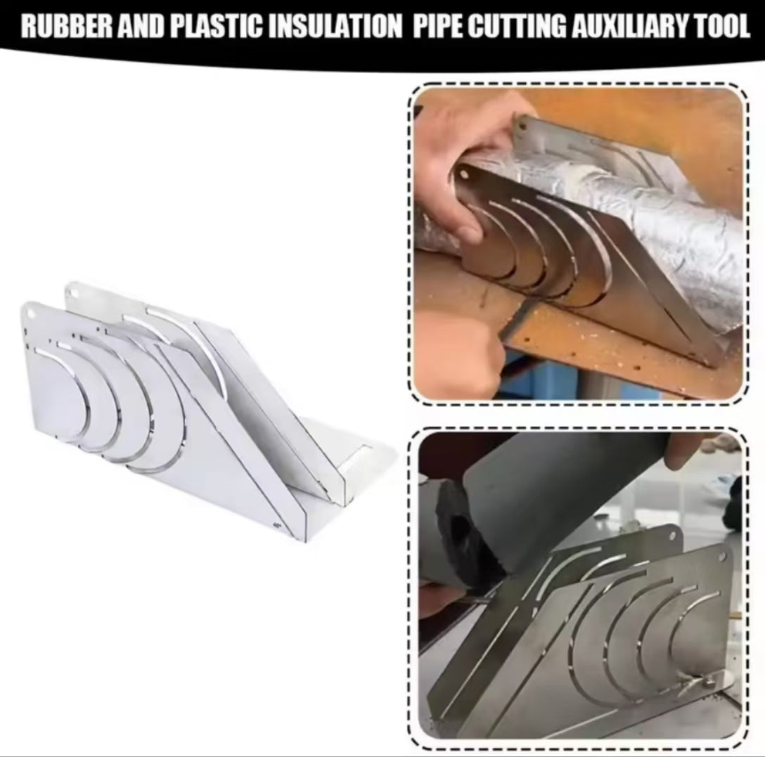 Promotion!Pipe Rubber Foam Insulation Cutter Stainless Steel Auxiliary Tool-Free Shipping to US Mainland A01