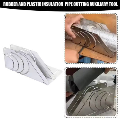 Promotion!Pipe Rubber Foam Insulation Cutter Stainless Steel Auxiliary Tool-Free Shipping to US Mainland A01