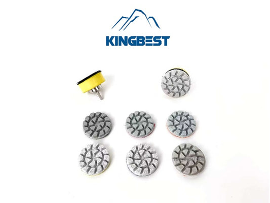 1 inches Mini Wet Polishing Pads for Jade Jadeite Marble Renovation~Backer Free