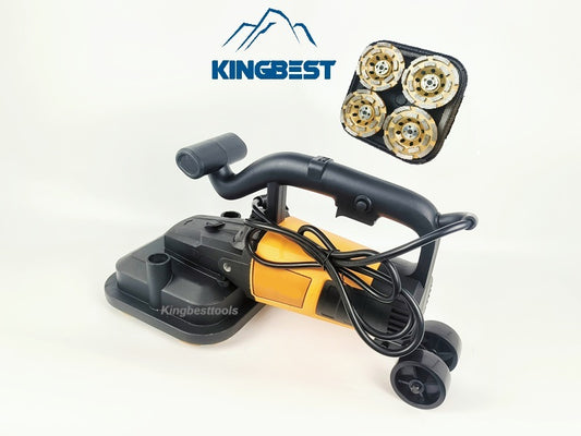 Four-head Dust-free Concrete Grinder Floor Renovation Machine Free Shipping