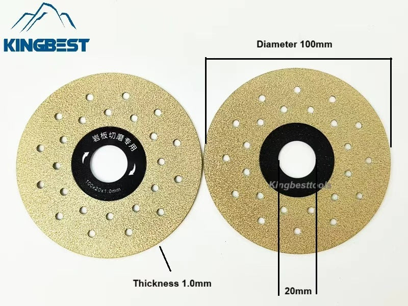 High Quality  golden Porcelain Disc For Cutting and Grinding