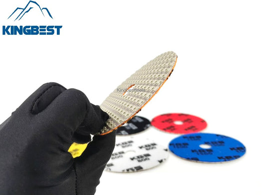 KGS 7 steps 100mm dry polishing pads for ceramic