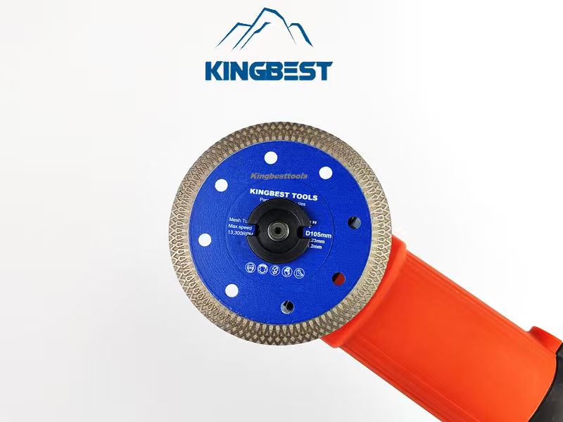 Blue Sharp Diamond Saw Blades With Central Hole 22.23mm