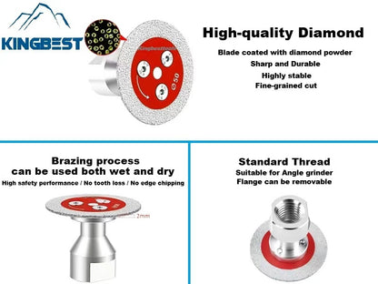 50mm brazed saw blade (red)