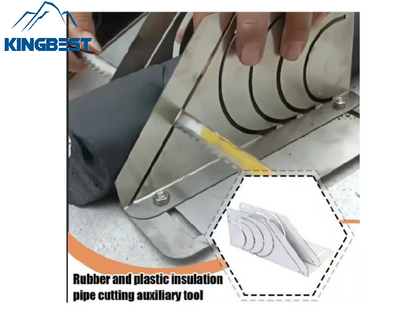 Promotion!Pipe Rubber Foam Insulation Cutter Stainless Steel Auxiliary Tool-Free Shipping to US Mainland A01