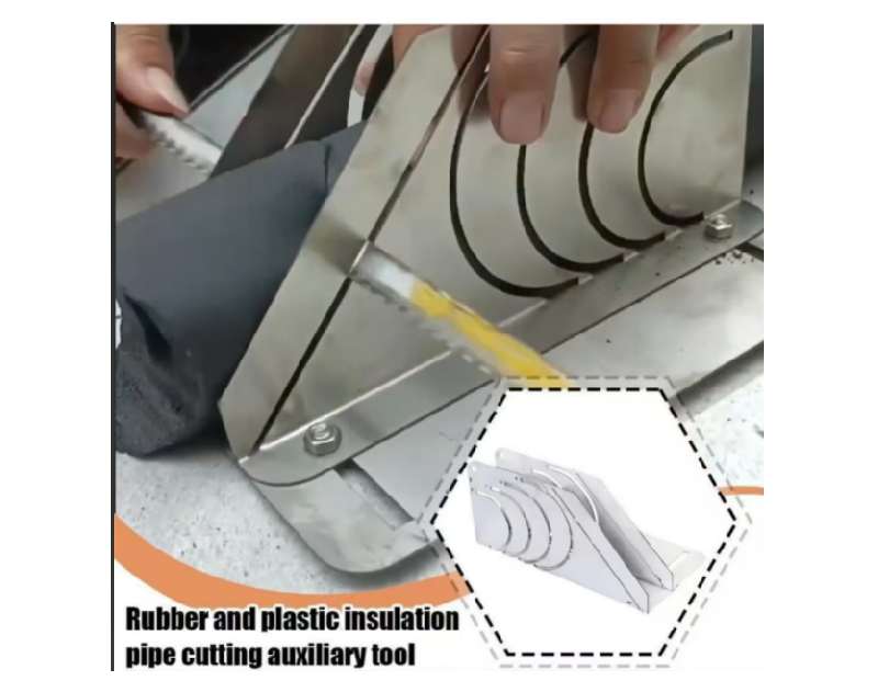 Promotion!Pipe Rubber Foam Insulation Cutter Stainless Steel Auxiliary Tool-Free Shipping to US Mainland A01