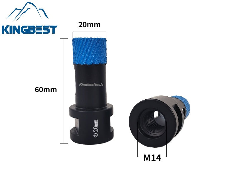 M14 Diamond Drilling Bits with Blue Blade for Angle Grinder