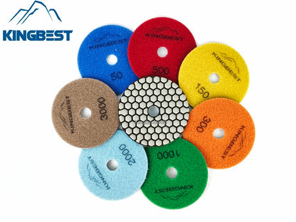 Dry Polishing Pads/Sandpapers 100mm
