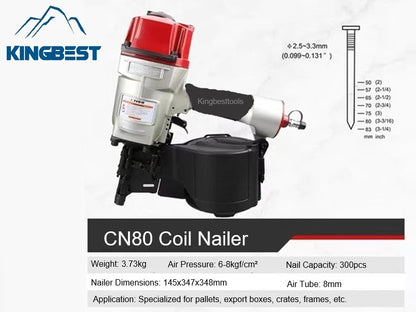 Air Nailer Coil Nailer Pneumatic Tool for Siding Board Wood Working Furniture Free Shipping A01 A02