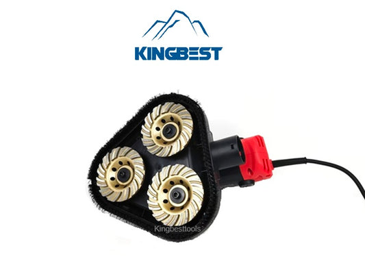 3-Head Concrete Grinder Six-Speed Dust-free Machine for Floor Free Shipping