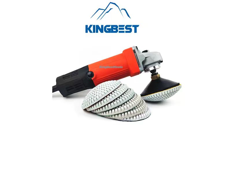 7 step Curved Wet Polishing Pad 100mm