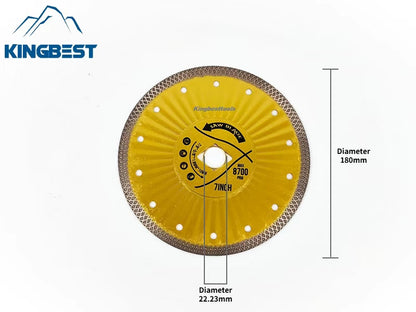 Diamond saw blades for cutting marble and brick