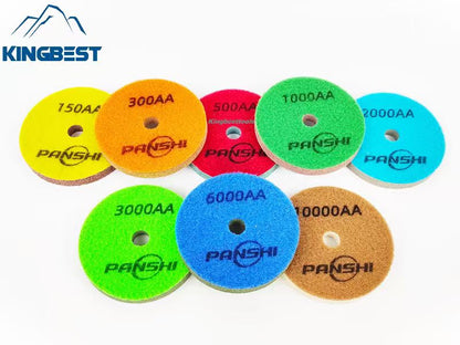 Sponge Fiber Wet Polishing Pads For 80mm/100mm/125mm/150mm/180mm/200mm