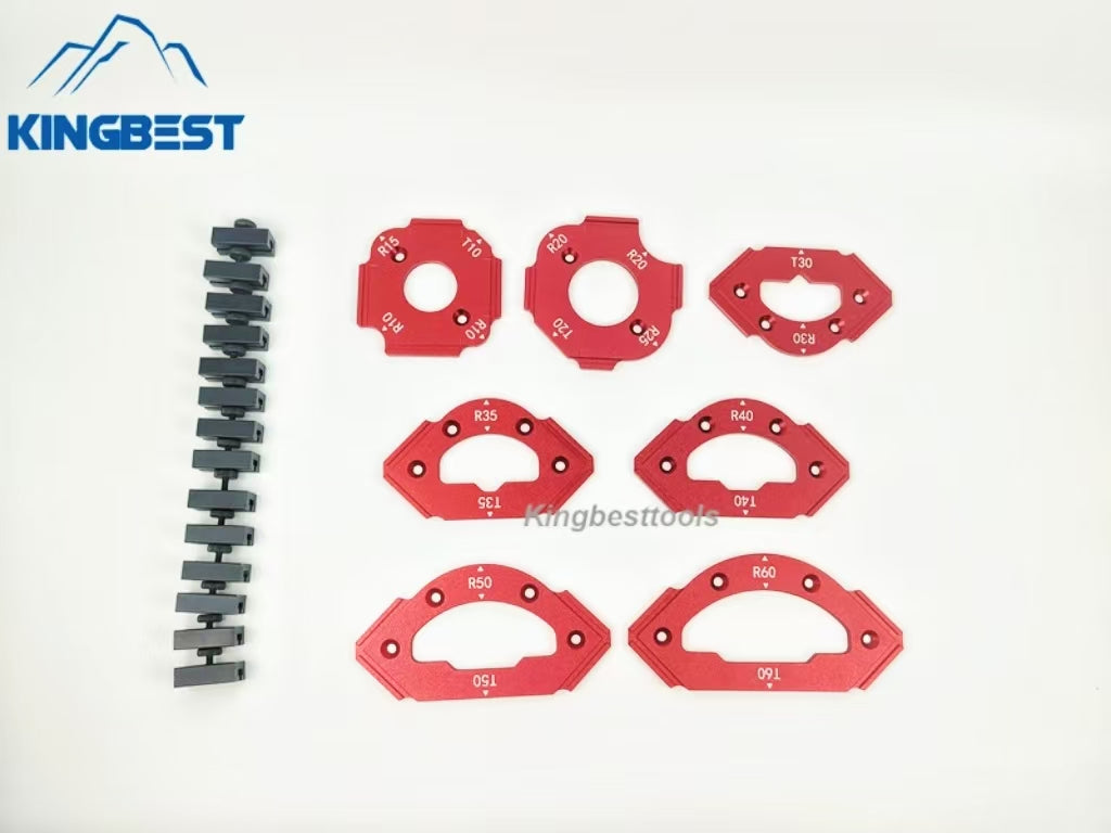 4 in 1 Woodworking Fillet Positioning Template Contour Ruler Fillet Mold R10-R50-Free Shipping To US Mainland A01