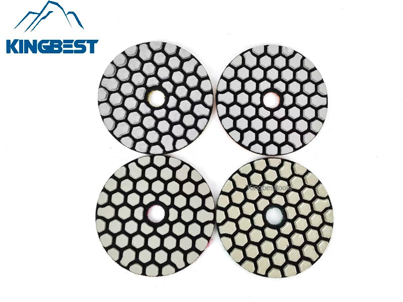 Super-fast 4 steps dry polishing pads