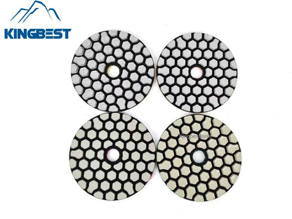 Super-fast 4 steps dry polishing pads