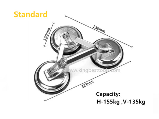 Standard Glass Suction Cups 3-cups