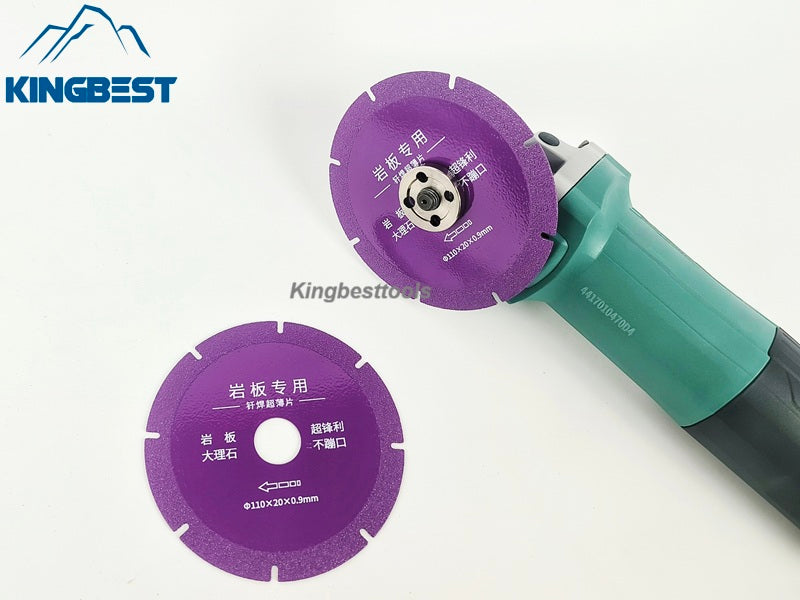 Purple diamond saw blade for porcelain