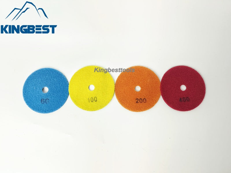 4 Steps Electroplated Diamond Polishing Pads 100mm