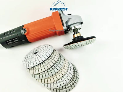 7 step Bowl-shaped Wet Polishing Pad 100mm