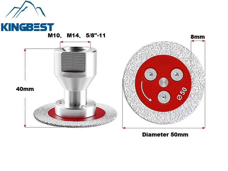 50mm brazed saw blade (red)