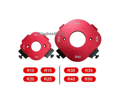 4 in 1 Woodworking Fillet Positioning Template Contour Ruler Fillet Mold R10-R50-Free Shipping To US Mainland A01