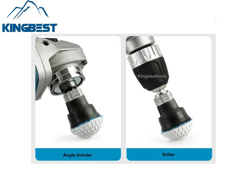 7 step Curved Wet Polishing Pad 2 Inch Pads M10