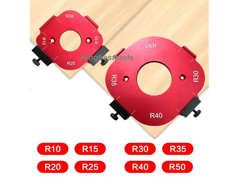 4 in 1 Woodworking Fillet Positioning Template Contour Ruler Fillet Mold R10-R50-Free Shipping To US Mainland A01