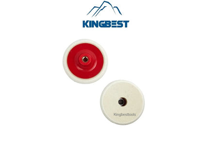Rounded wool wheel & mirror polishing wheel