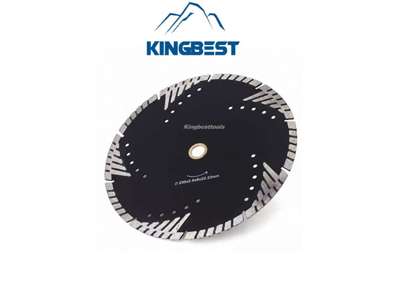 Diamond saw blades for grooving and polishing granite and marble, as well as for stone processing.