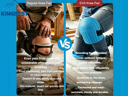 Kneeling support for work, EVA foam knee pads, tile laying, kneeling protection, impact and fall prevention