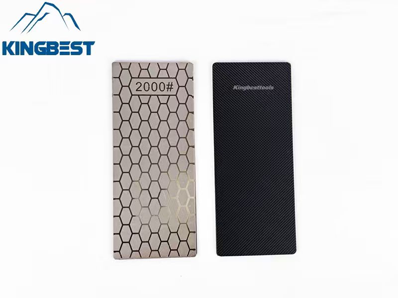 Diamond knife sharpening stone, sharpening tool, electroplated diamond knife sharpening stone