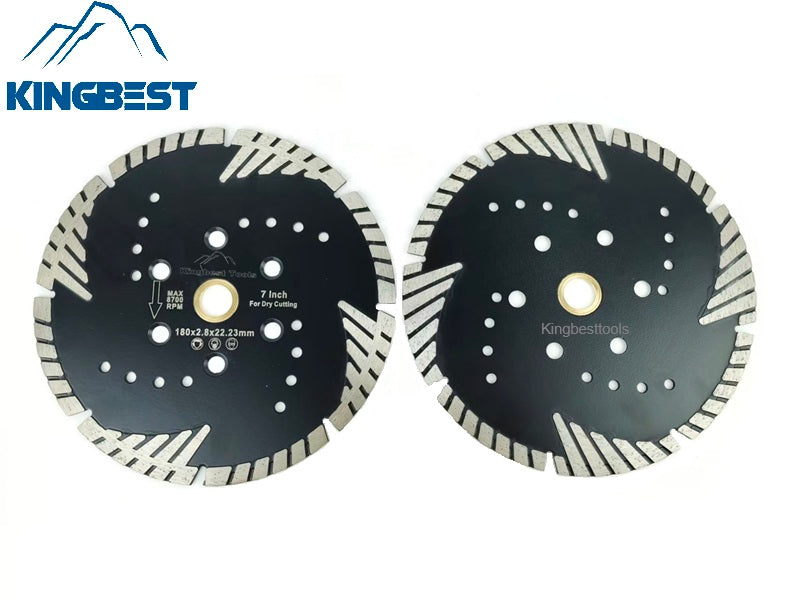 Diamond saw blades for grooving and polishing granite and marble, as well as for stone processing