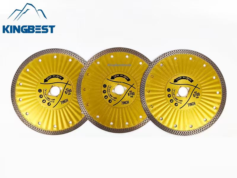 Diamond saw blades for cutting marble and brick