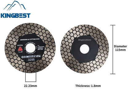 M14/22.23mm Football Corrugated Cutting Disc For Porcelain