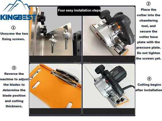 Stainless steel Multifunctional Tile Beveling  Bracket 45 Degree chamfering Plate Free Shipping